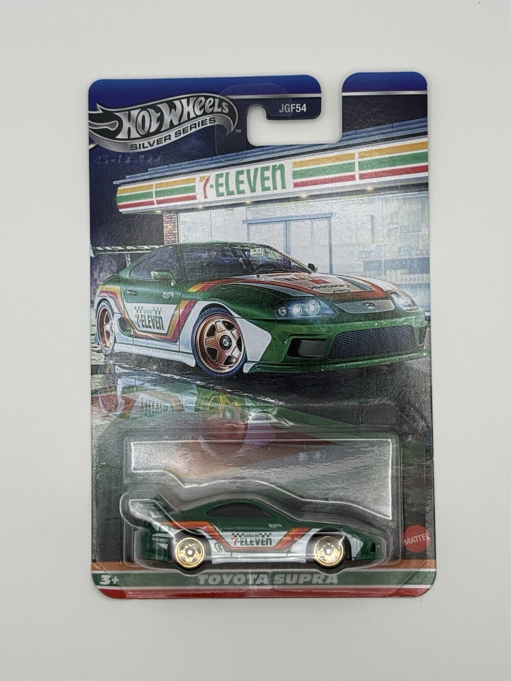 Hot Wheels Silver Series 1995 Toyota Supra 7-Eleven 1:64 Diecast Car